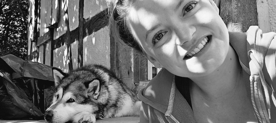 darlene de la positive animale avec un chien